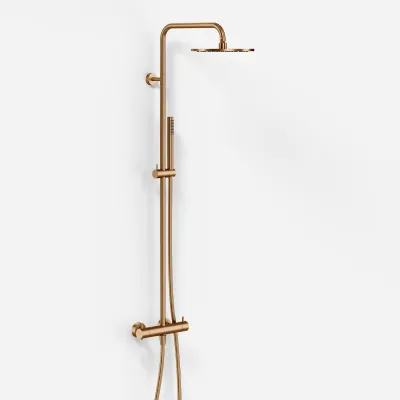 Semplice Rain DeLuxe SRL02 - SmartTerm Ø25 EasyClean, PVD børstet kobber