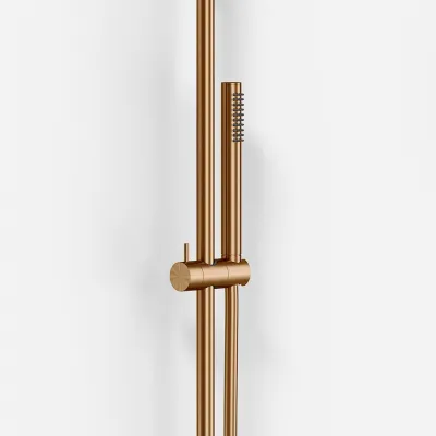 Semplice Rain DeLuxe SRL02 - SmartTerm Ø25 EasyClean, PVD børstet kobber