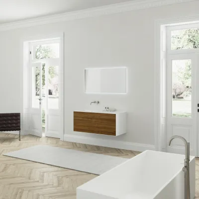 Copenhagen Chic 120L - Baderomsmøbler MKII, Valnøtt