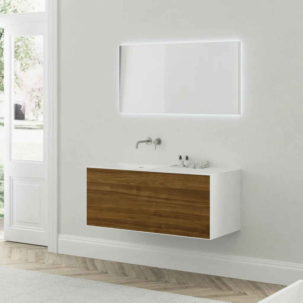 Copenhagen Chic 120L - Baderomsmøbler MKII, Valnøtt