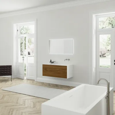 Copenhagen Chic 120R - Baderomsmøbler MKII, Valnøtt