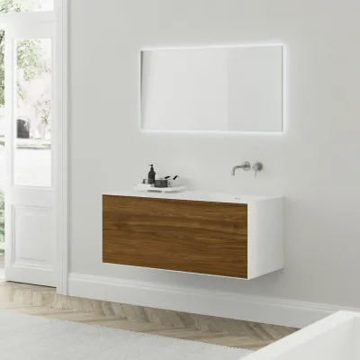 Copenhagen Chic 120R - Baderomsmøbler MKII, Valnøtt