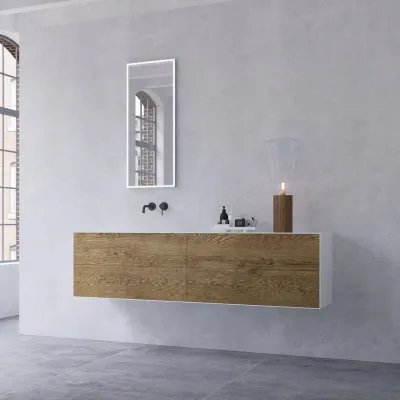 Copenhagen Chic 180L - MKII, Mathvid Corian® med rå vill eik