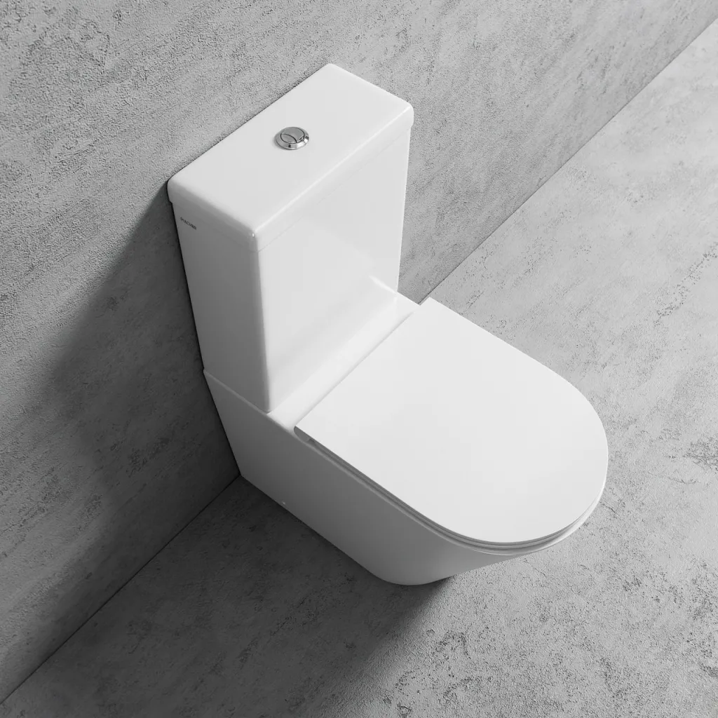 Urban Chic UC2-09 - Toalett med Geberit vannsparende dobbeltspyling, blank hvit