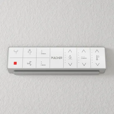 Aqualux PAX2-S Duschtoilet - MKII, LuxDusch Bidetfunksjon og myklukkende sete med oppvarmet Vortex-flush hvit