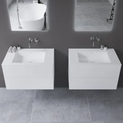 Copenhagen Chic 80 - MKII Baderomsmøbler, Corian®, Mathvid