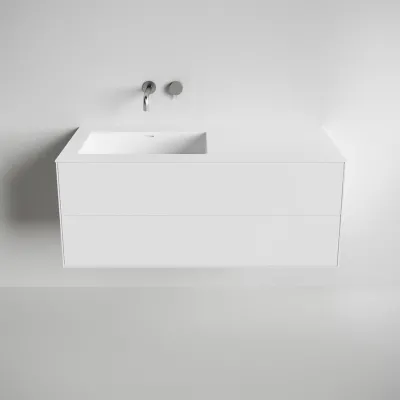Copenhagen Chic II 120L - MKII - Baderomsmøbler, Corian®, Mathvid