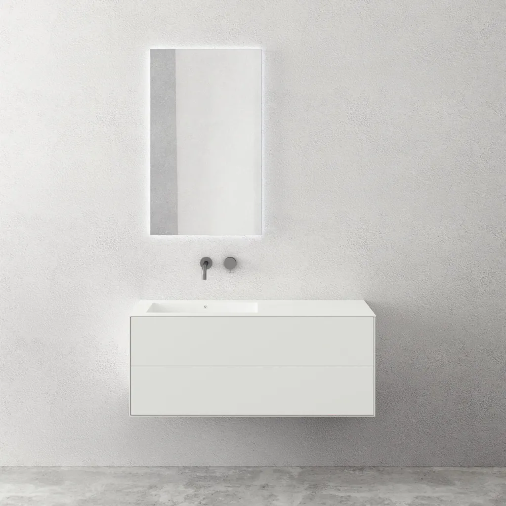 Copenhagen Chic II 120L - MKII - Baderomsmøbler, Corian®, Mathvid