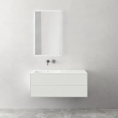 Copenhagen Chic II 120L - MKII - Baderomsmøbler, Corian®, Mathvid