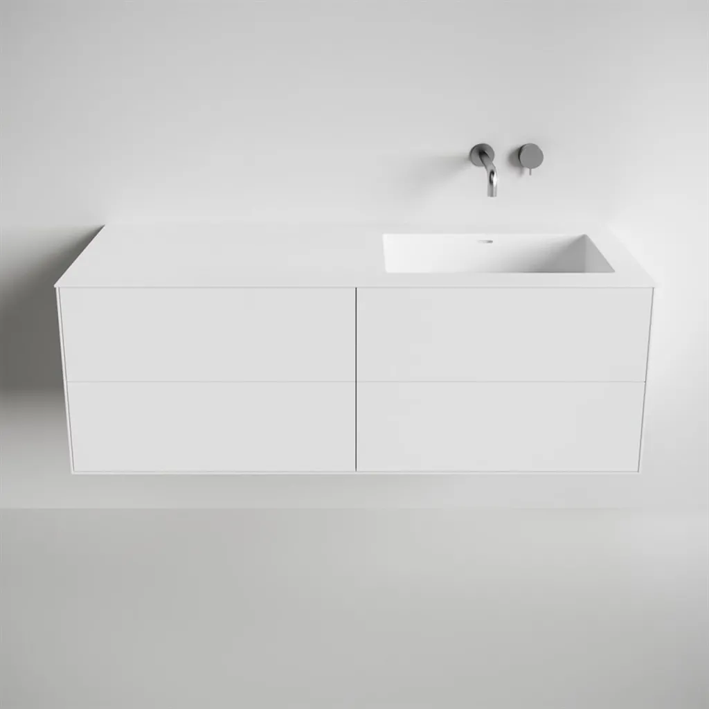 Copenhagen Chic 140R - MKII - Baderomsmøbler, Corian®, Mathvid