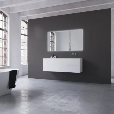 Copenhagen Chic 140R - MKII - Baderomsmøbler, Corian®, Mathvid