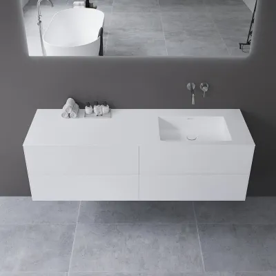 Copenhagen Chic 160R - MKII, Baderomsmøbler, Corian®, Mathvid