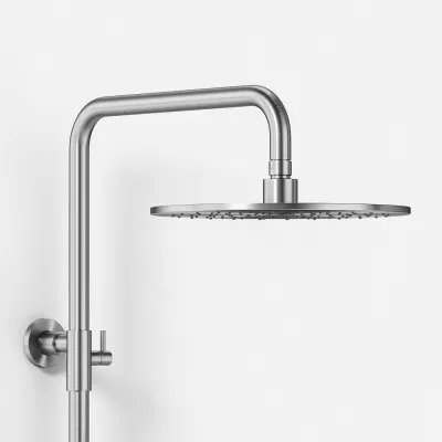Classwell C900 S02 - Termostatsett XL Rain DeLuxe Ø30 EasyClean, Stick, Børstet rustfritt stål