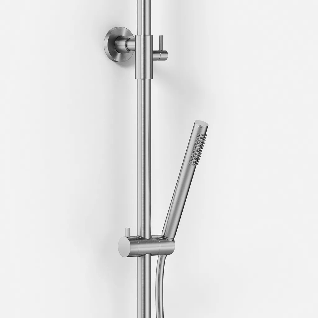 Classwell C900 S02 - Termostatsett XL Rain DeLuxe Ø30 EasyClean, Stick, Børstet rustfritt stål