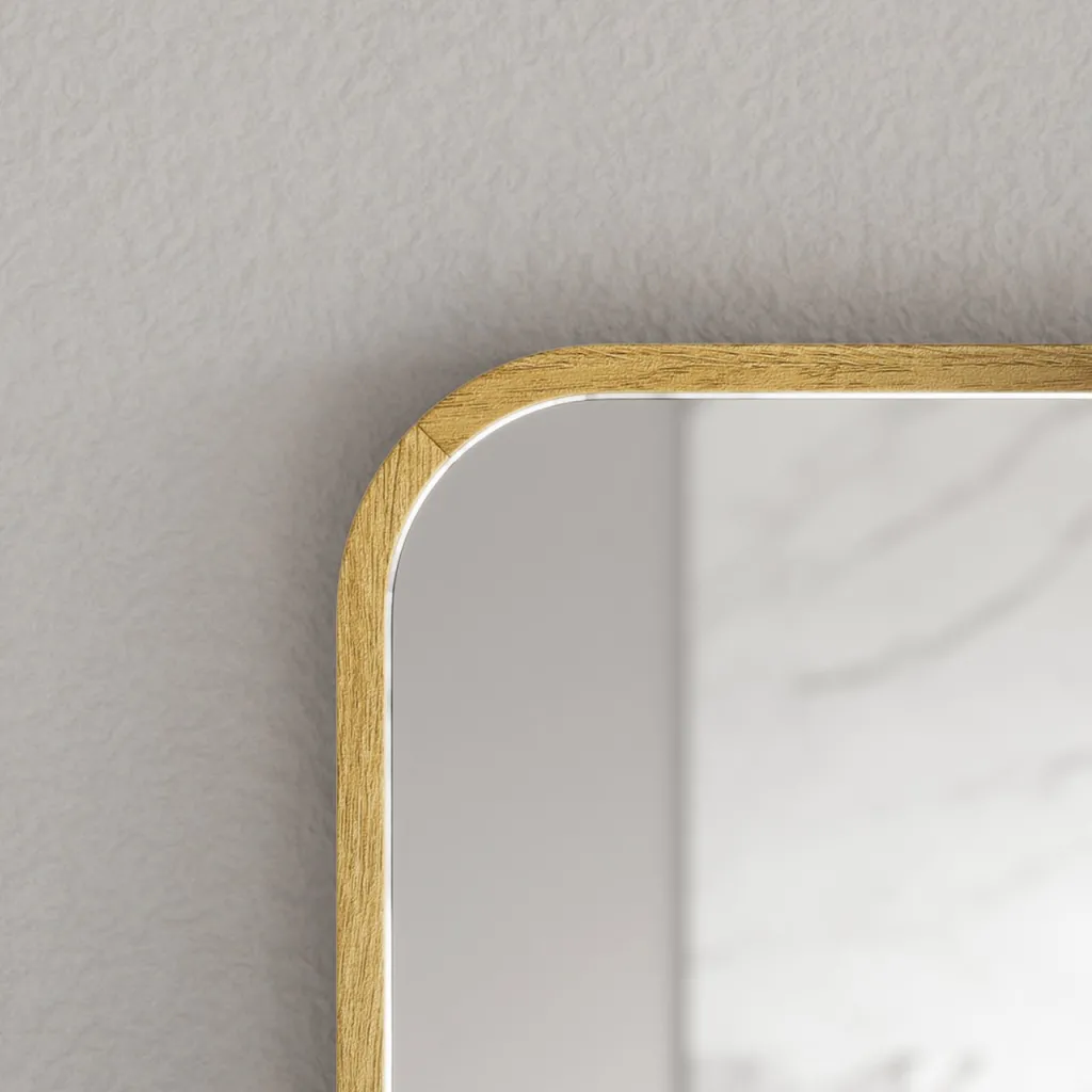 Noorwork NM5070 - 50x70 cm, Mirror, Light Oak
