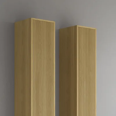 Noorwork NHC3317 - Snekkerhøyskap i lys natureik, 30x35x170 cm.