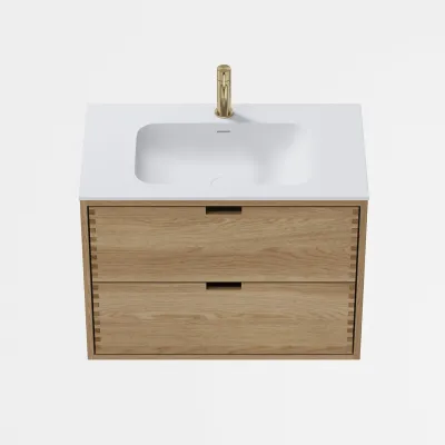 CPH Tapwork Soft 80 - MKIII, fingertappede skap i naturlig eik inkl. Mathvid SolidTec®-vask