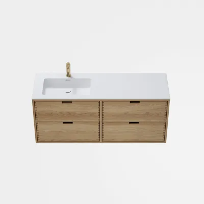 CPH Tapwork Soho 140L - MKIII, fingertappede skap i naturlig eik inkl. Mathvid SolidTec®-vask