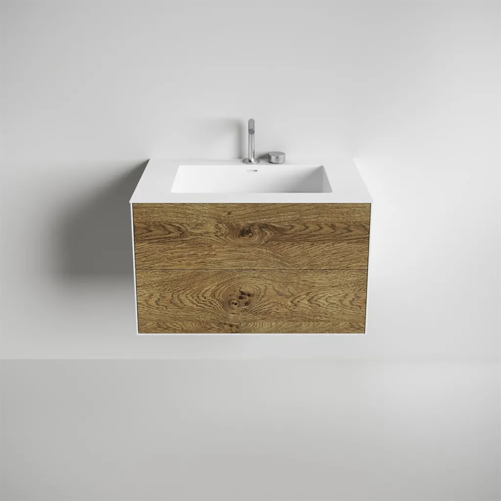 Copenhagen Chic 80 - Mathvid Corian® med rå vill eik