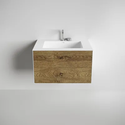Copenhagen Chic 80 - Mathvid Corian® med rå vill eik