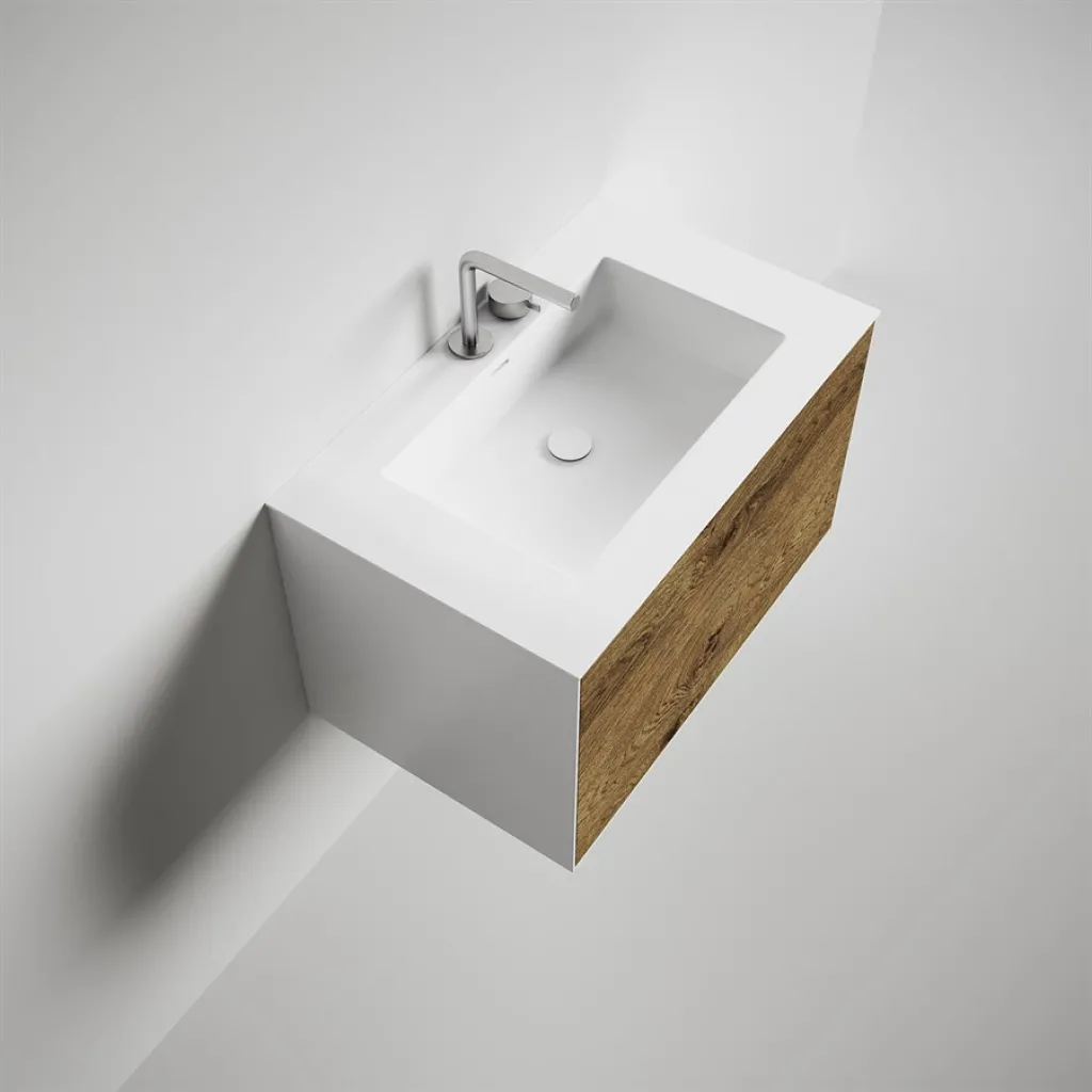 Copenhagen Chic 80 - Mathvid Corian® med rå vill eik