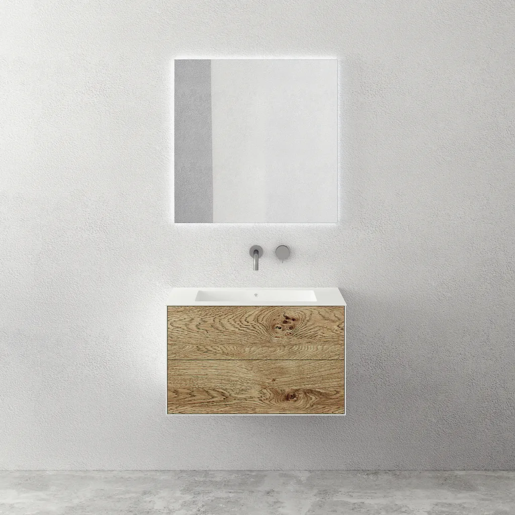 Copenhagen Chic 80 - Mathvid Corian® med rå vill eik