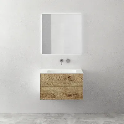 Copenhagen Chic 80 - Mathvid Corian® med rå vill eik