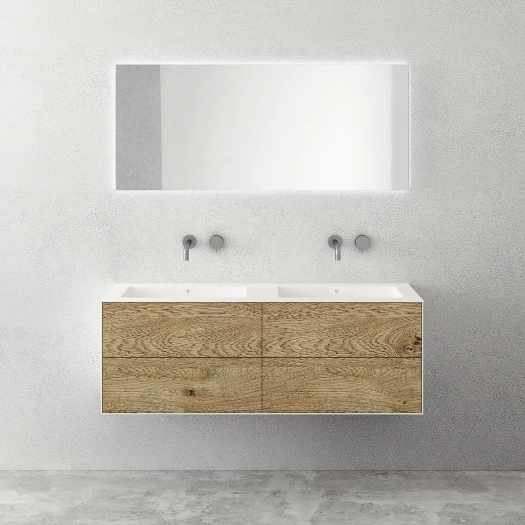 Copenhagen Chic 140D - Mathvid Corian® med rå vill eik