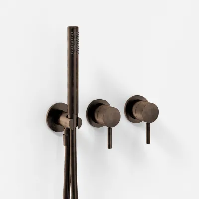 Semplice SBR801 - Dusjsett, brunet messing