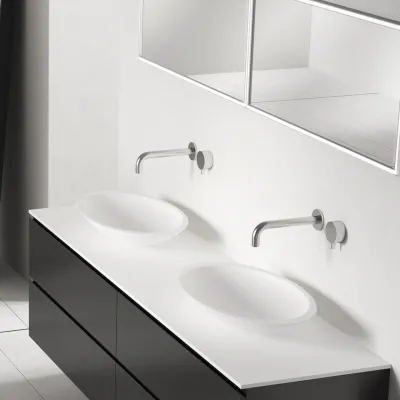 Shape 60 - 60x35 Servant, Matt hvit SolidTec®