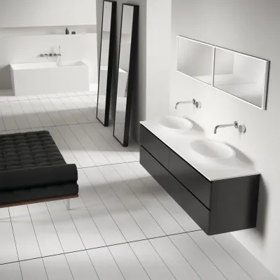 Shape 60 - 60x35 Servant, Matt hvit SolidTec®