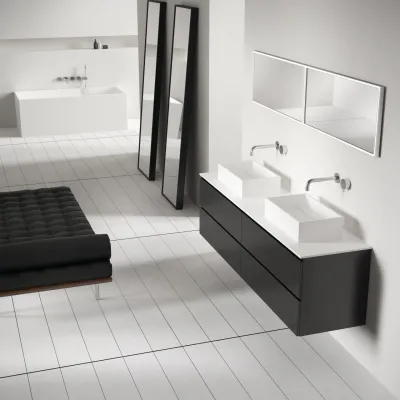 Plano 50 - 50x30 Servant, Matt hvit SolidTec®