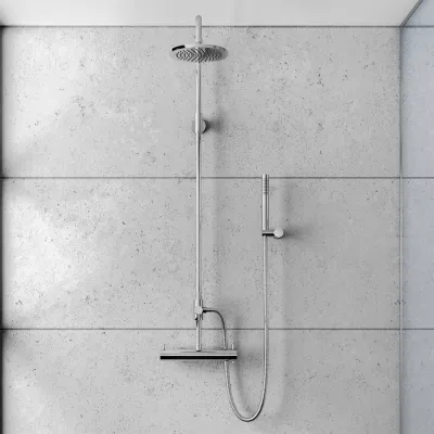 Semplice Rain DeLuxe STB6000 - Ø20 , Krom