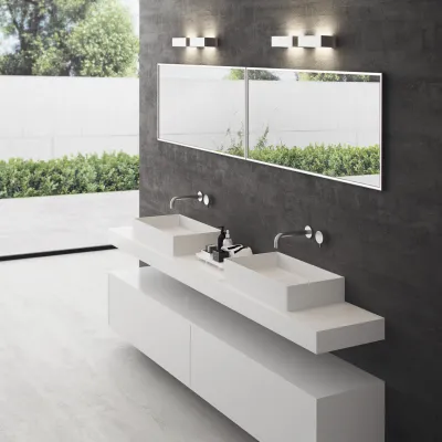 Plano 60 - 60x35 Matt Hvit SolidTec®