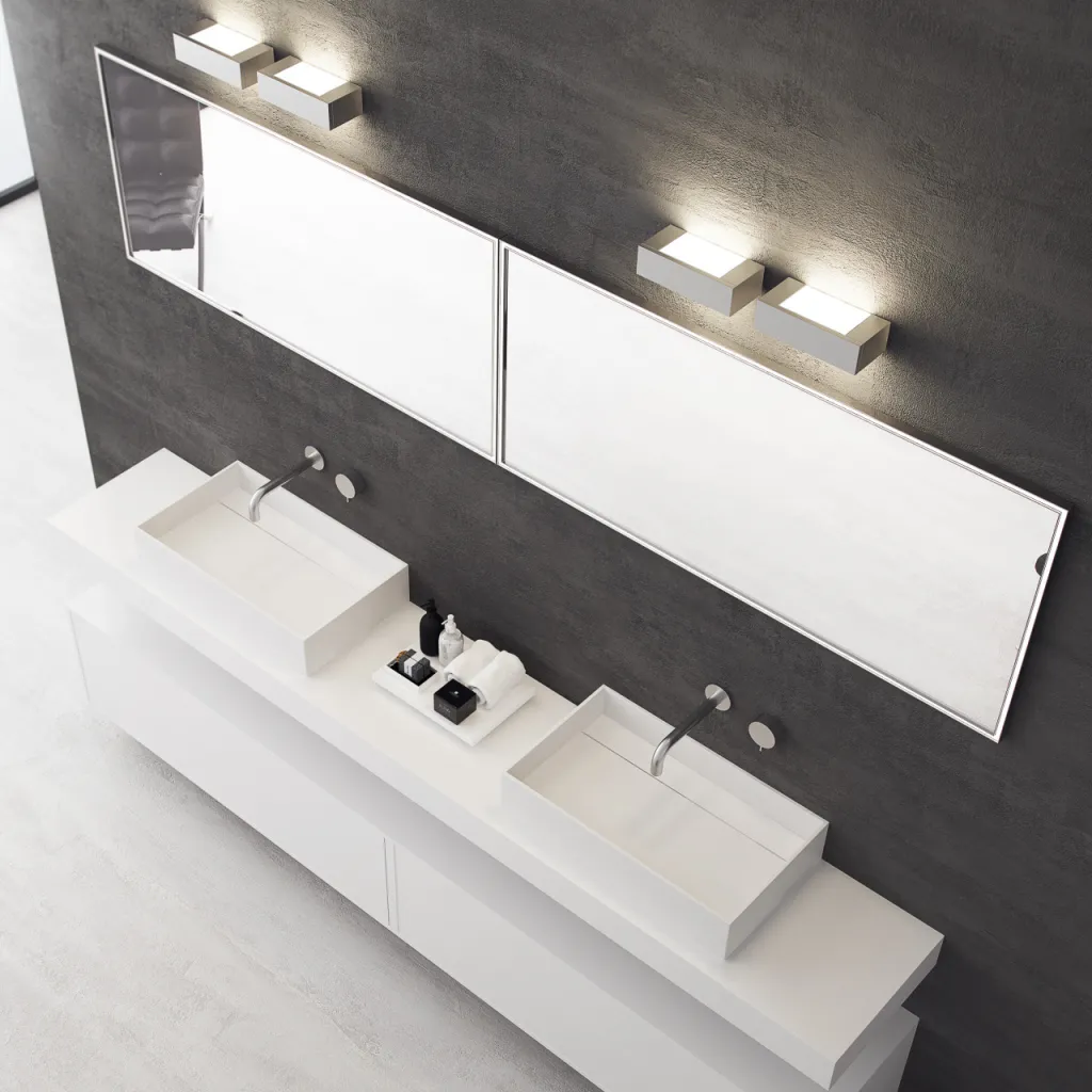 Plano 60 - 60x35 Servant, Matt hvit SolidTec®
