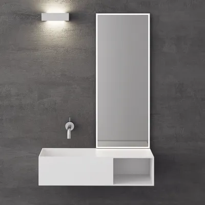 Boxo 80L - 80x35 Vask til venstre SolidTec®