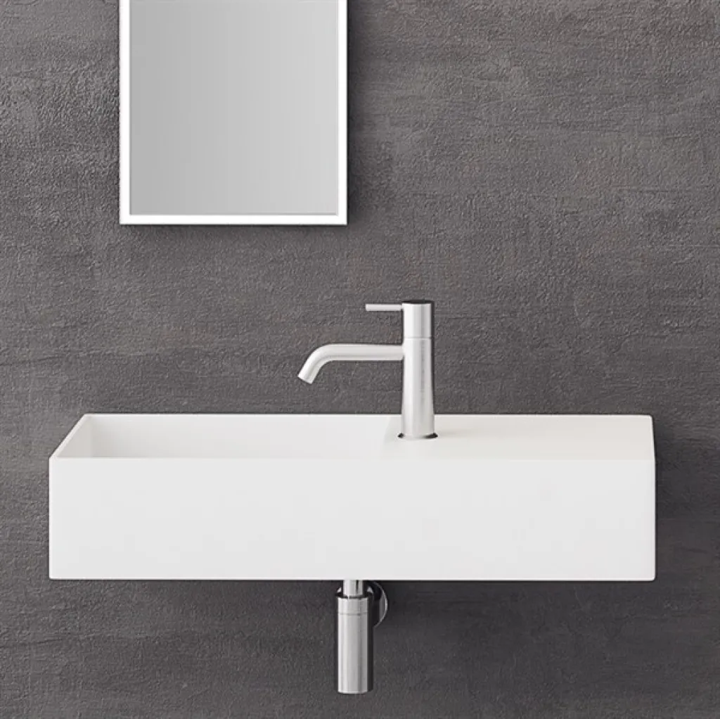 Kubo 75L - 75x32 Vask til venstre Massiv SolidTec®