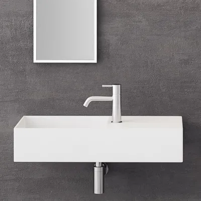 Kubo 75L - 75x32, Vask til venstre Solid SolidTec®