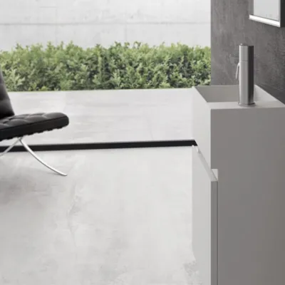 Compact 02L - Vaskeskap 40x20, Matt Hvit SolidTec®