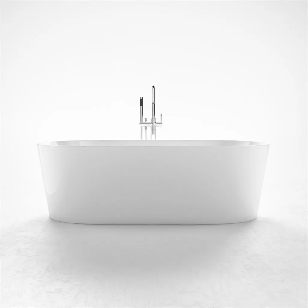 Milano Cello 178 - Badekar 178x80 cm, Blank Hvit
