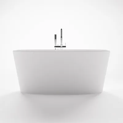 Casa 158 - Badekar 158 x 70, Solid Matt Hvit SolidTec®