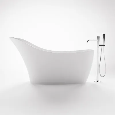 Epoque 169 - 169x75, Matt hvit SolidTec®