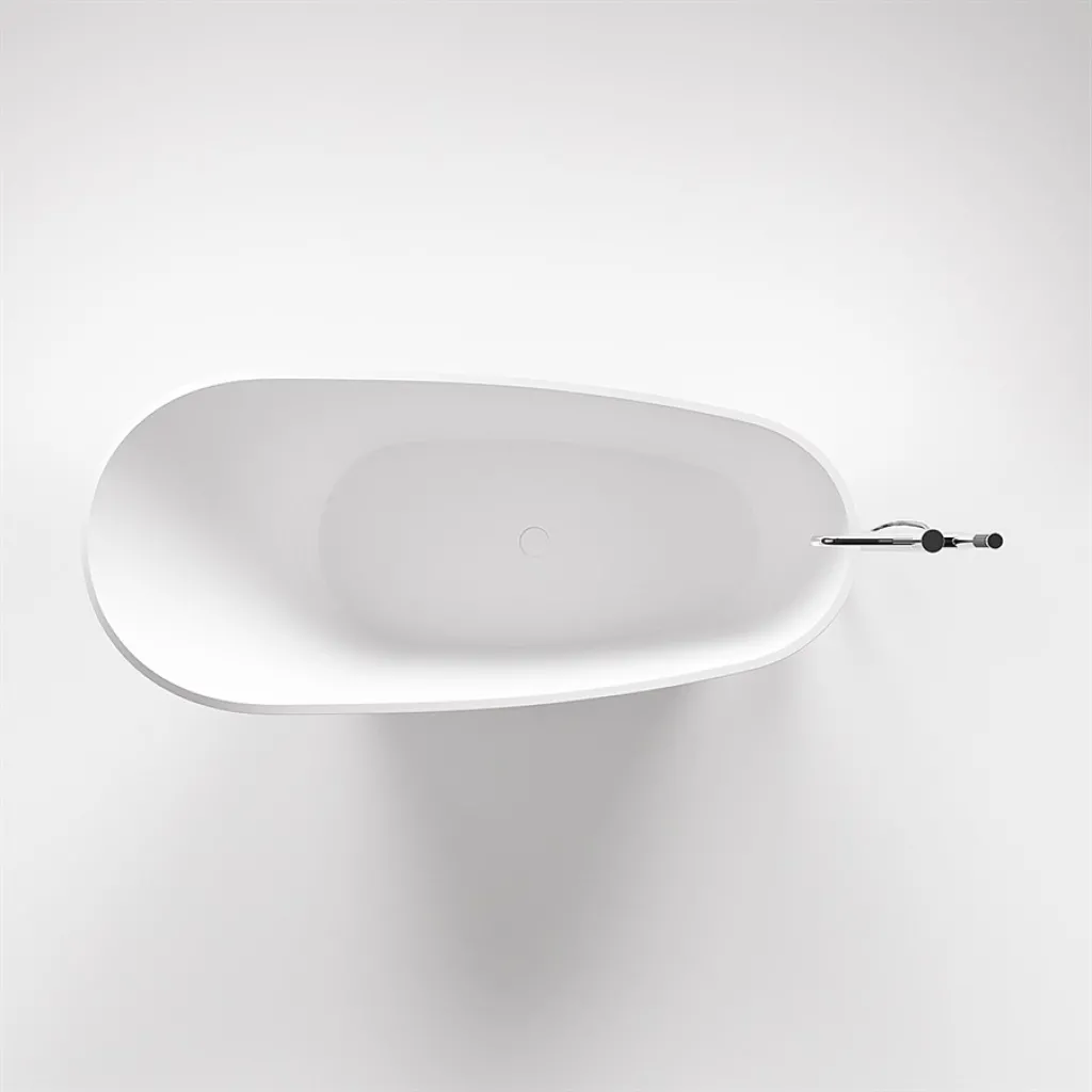 Epoque 169 - 169x75, Matt hvit SolidTec®