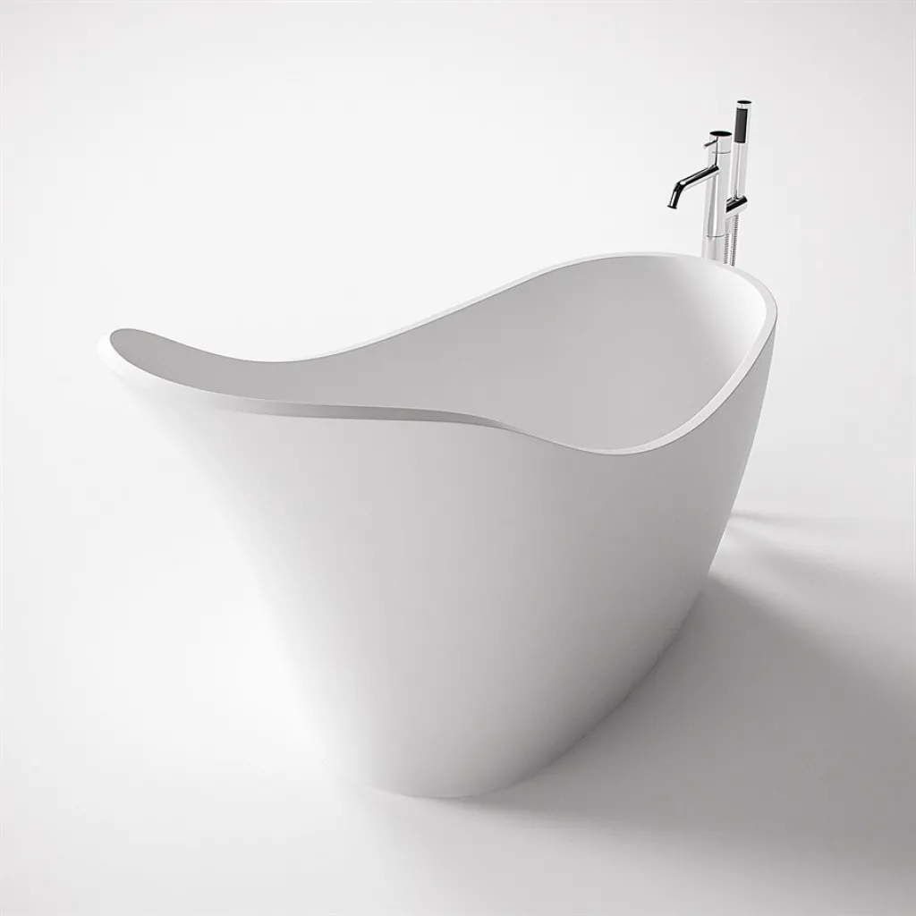 Epoque 169 - 169x75, Matt hvit SolidTec®