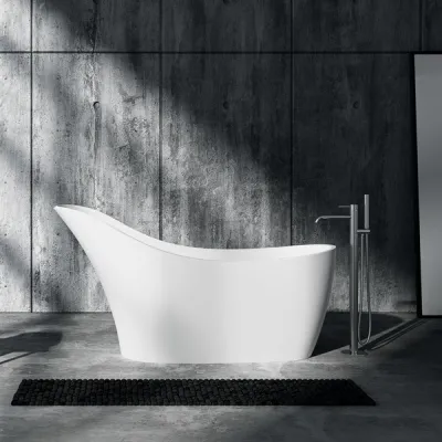 Epoque 169 - 169x75, Matt hvit SolidTec®