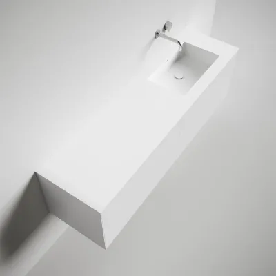 Copenhagen Chic 180R - Corian® Matt White