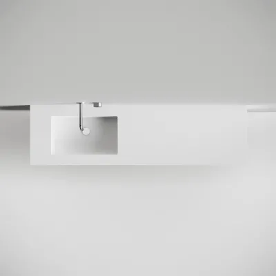 Copenhagen Chic 180L - Baderomsmøbler, Corian®, Matt hvit