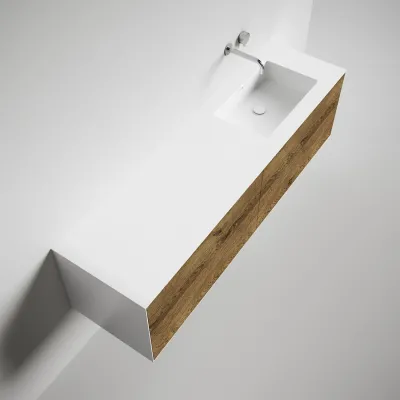 Copenhagen Chic 180R - Corian® Raw Wild Oak