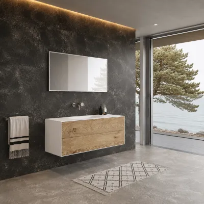 Copenhagen Chic 120 - Mathvid Corian® med rå vill eik