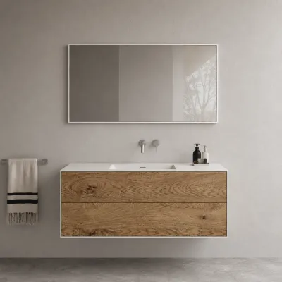 Copenhagen Chic 120 - Mathvid Corian® med rå vill eik